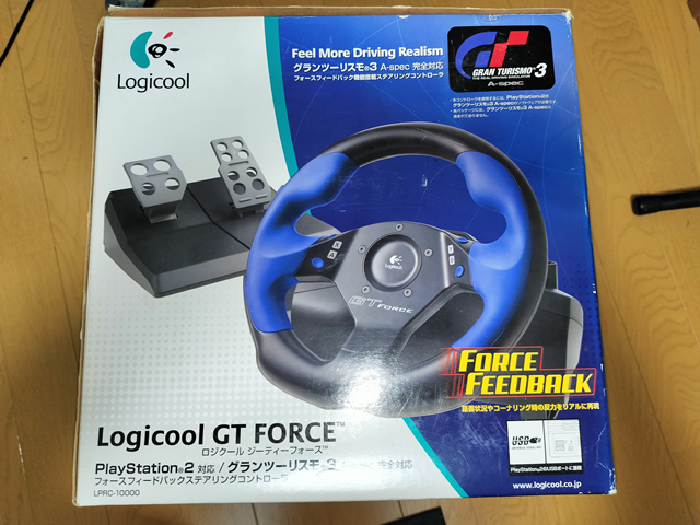 Gran Turismo Forceやジョイスティックコントローラ Logicool GT Force PlayStation 2 Gran Turismo3 Steering